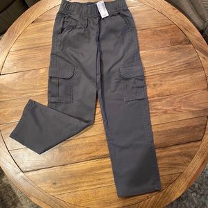NWT Boys size 7 grey cargo pants